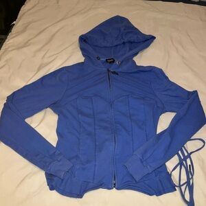 bebe Purple/Blue Women's Zip-Up Hoodie !Excepting Offers!